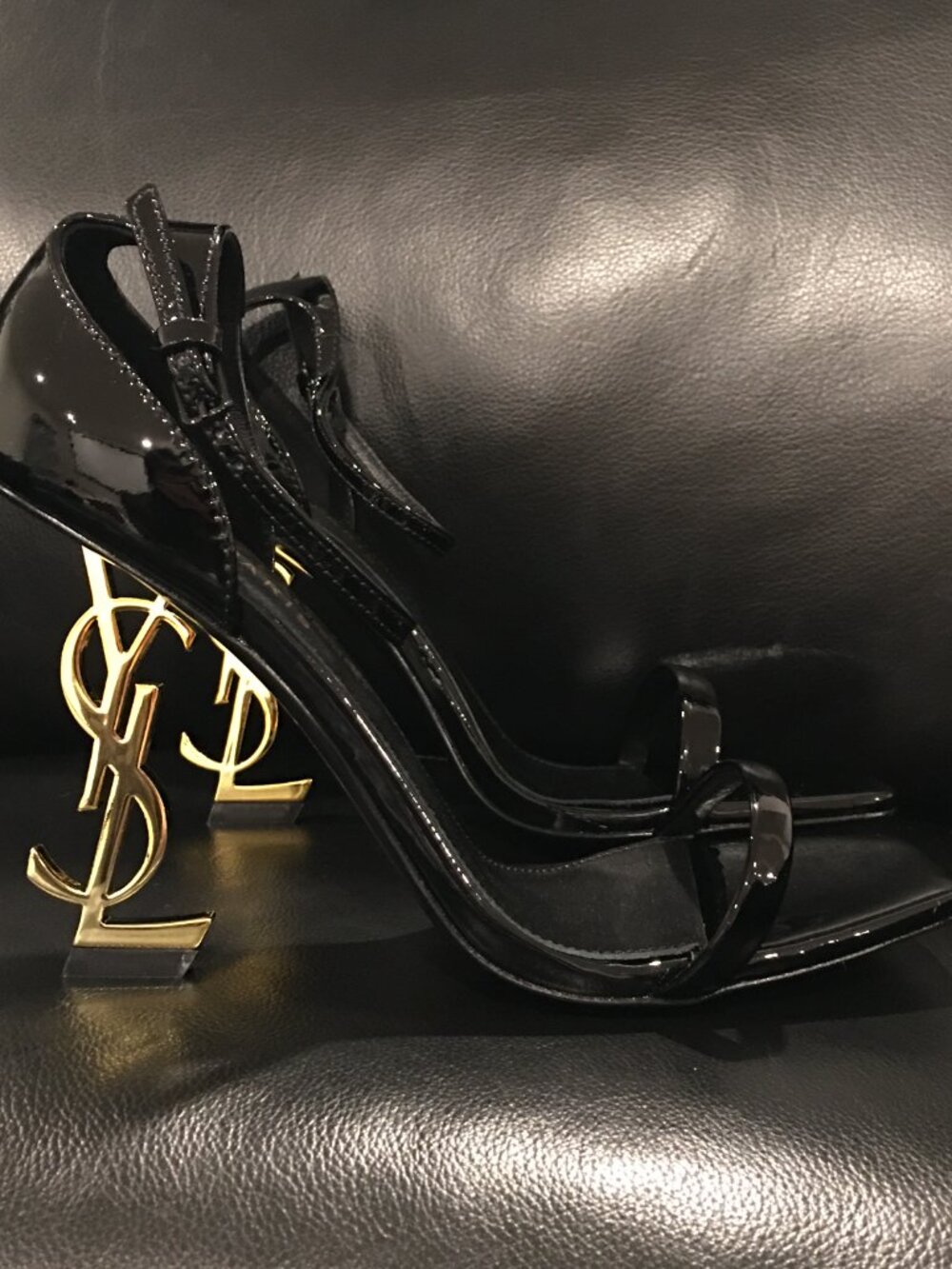 Saint Laurent YSL Opyum Heeled Sandals 38